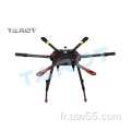 Tarot X6 Hex-Copter FPV Kit TL6X001 Cadre multiplicateur